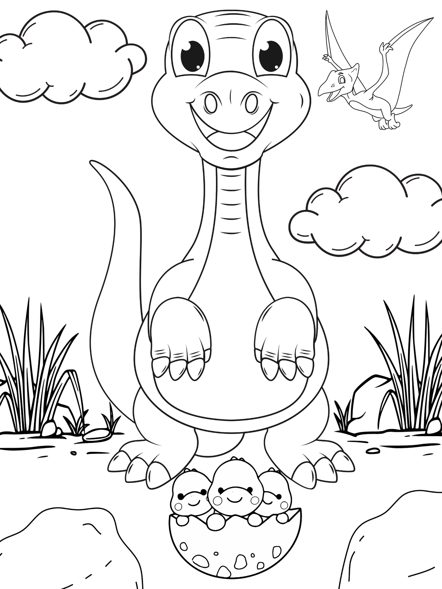 Coloriage Dinosaure
