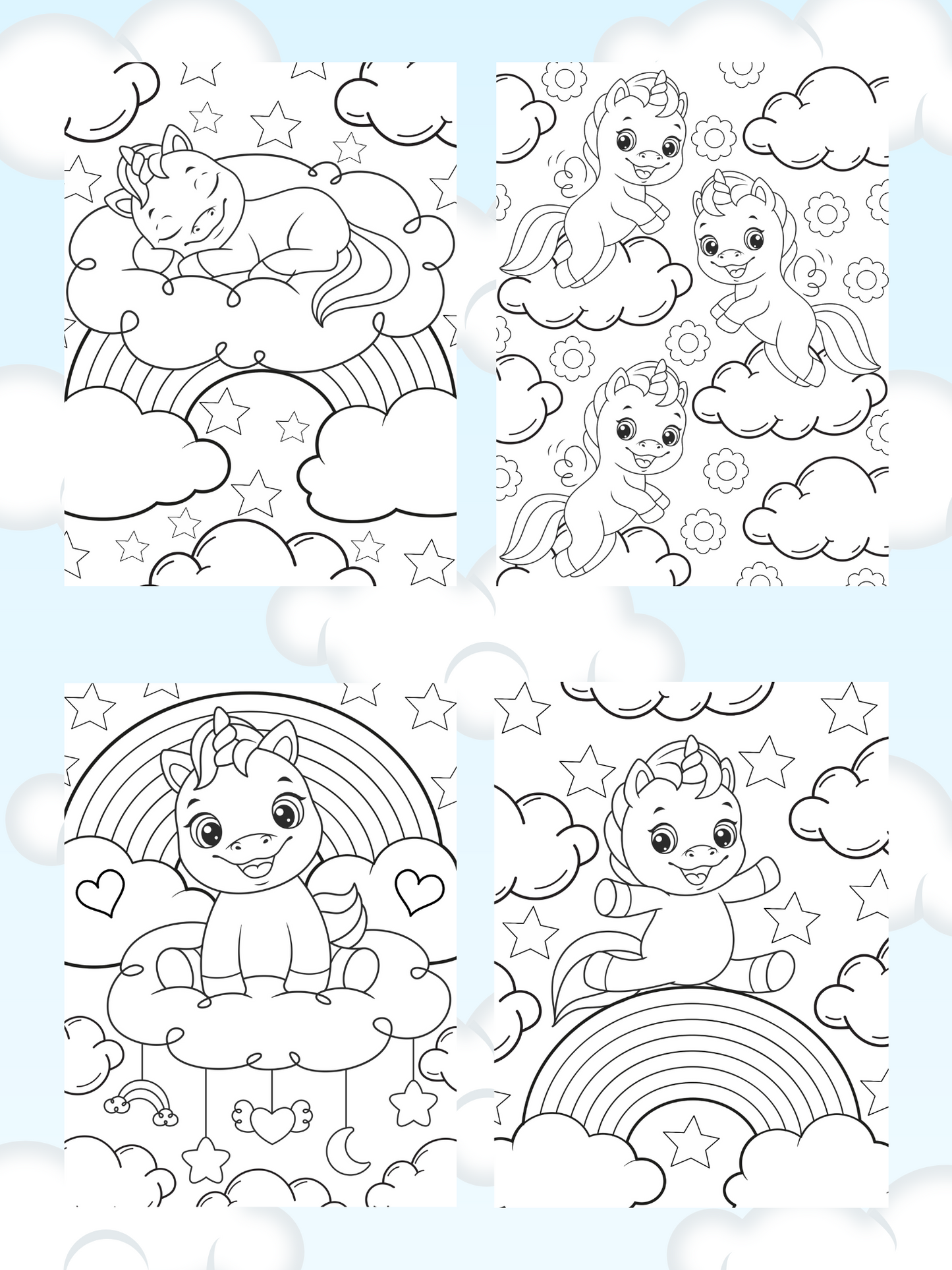 Coloriage Licorne