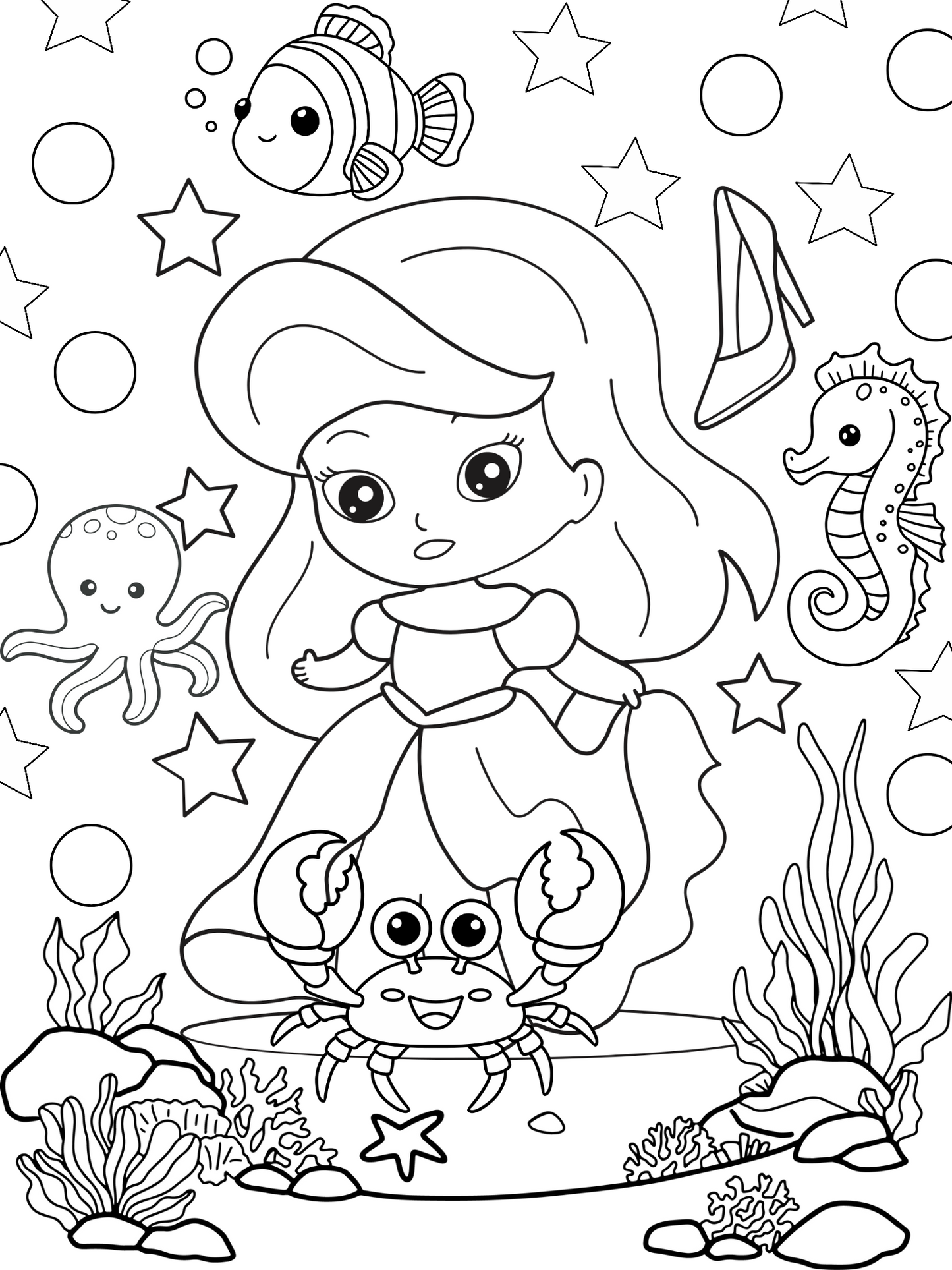 Coloriage Princesse