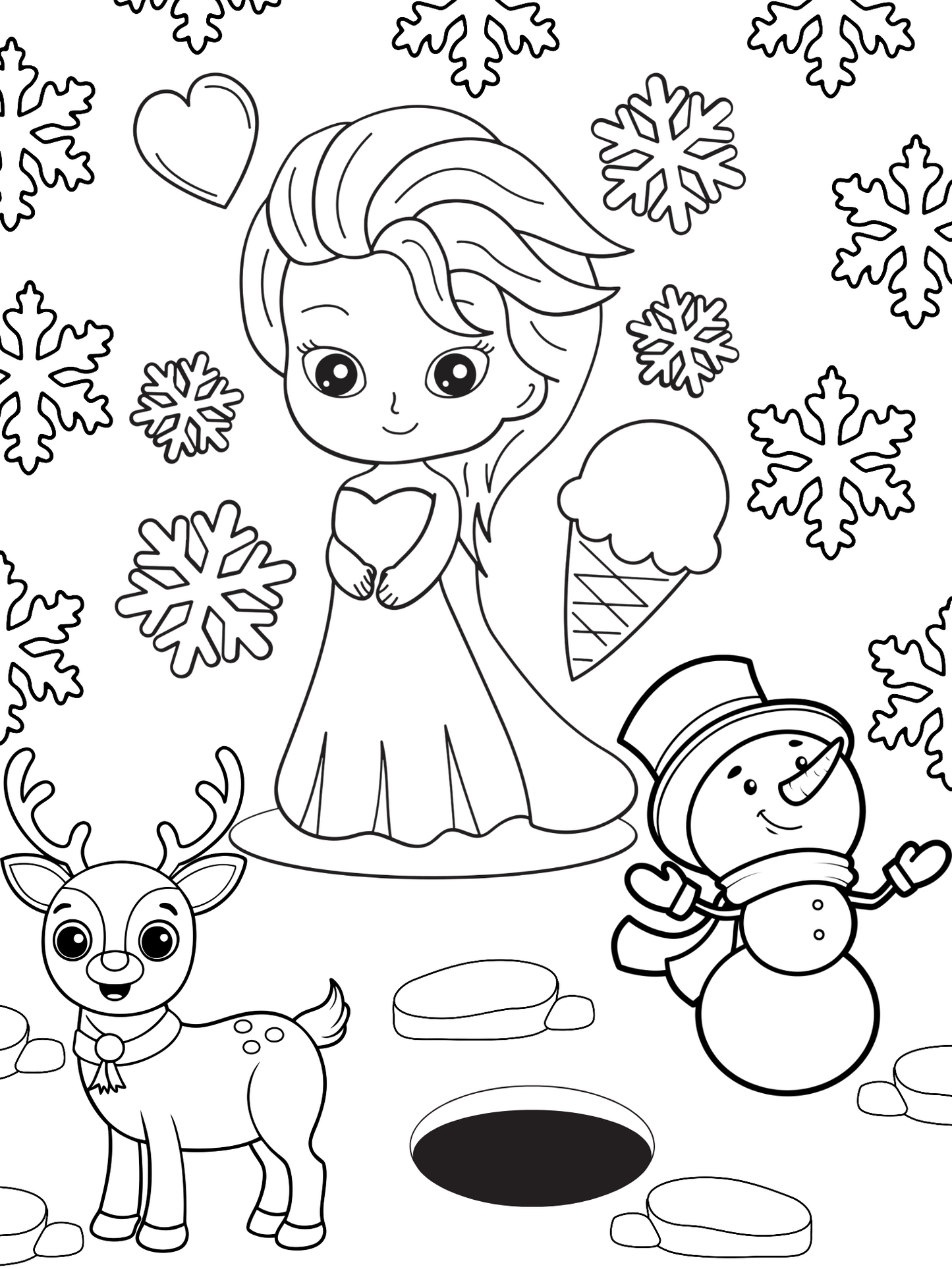 Coloriage Princesse