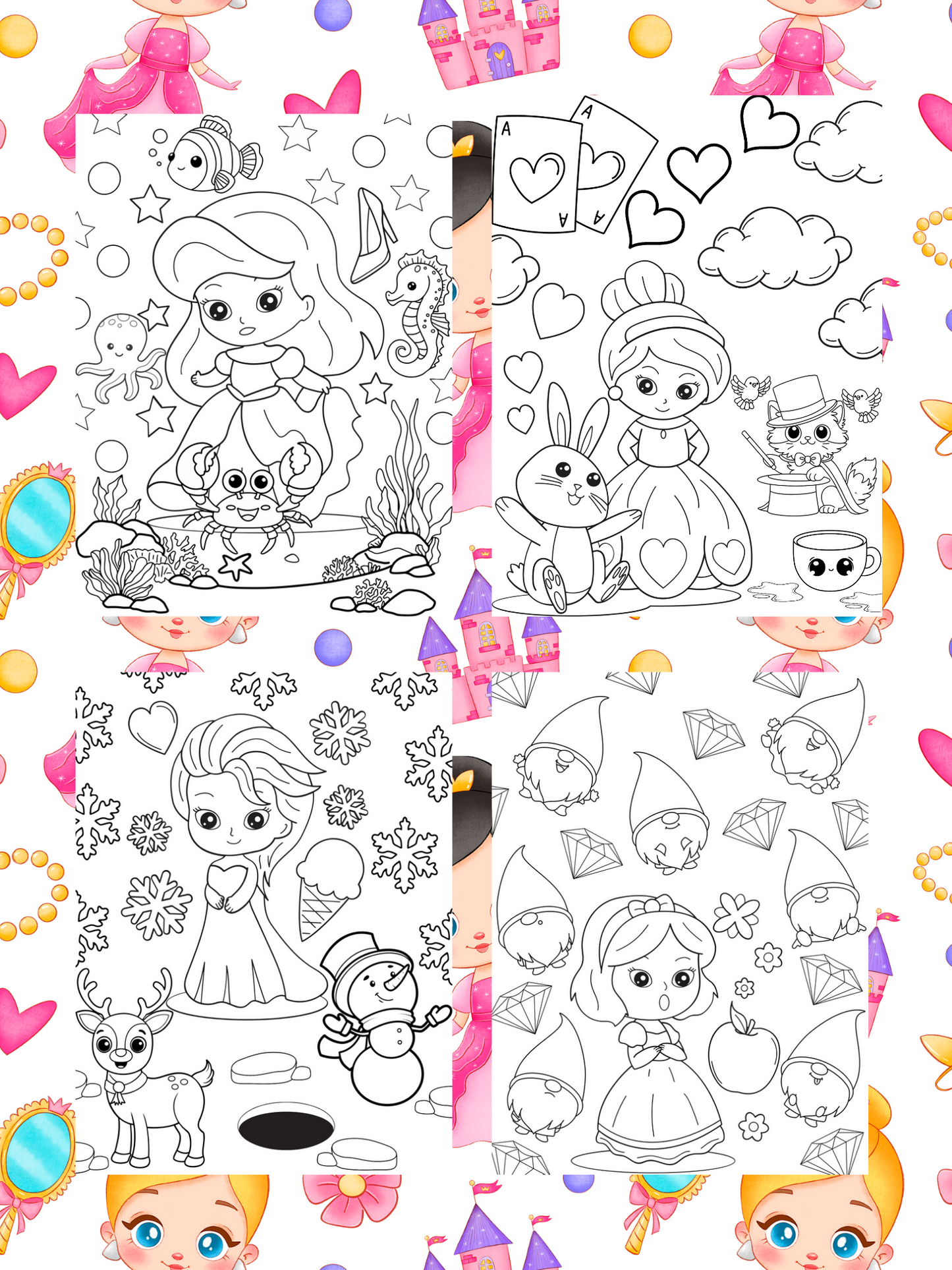 Coloriage Princesse