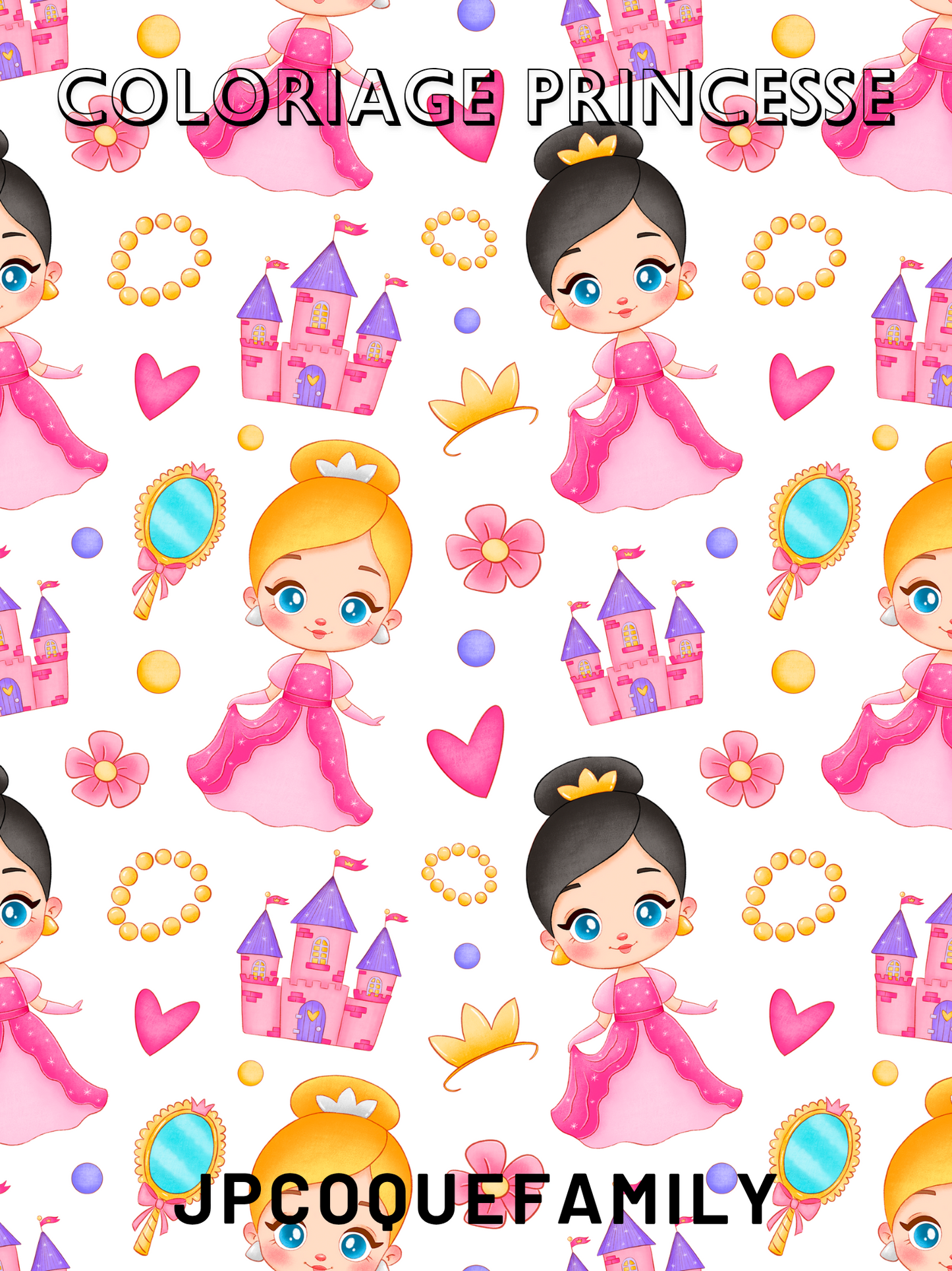 Coloriage Princesse
