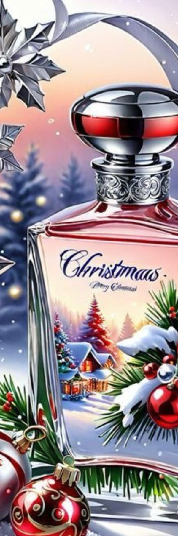 Marque page Parfum noël