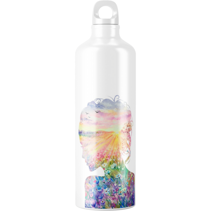 Gourde visage paysage