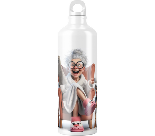 Coffret cadeau: Gourde Mamie dans son fauteuil