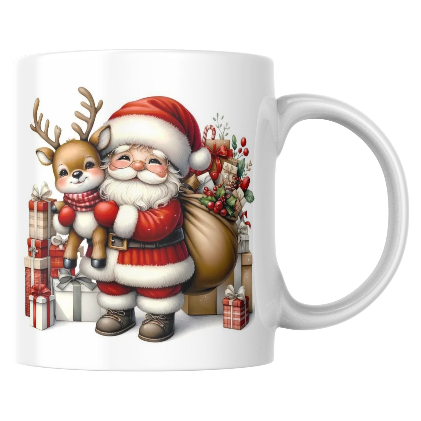 Mug Père Noël et son renne