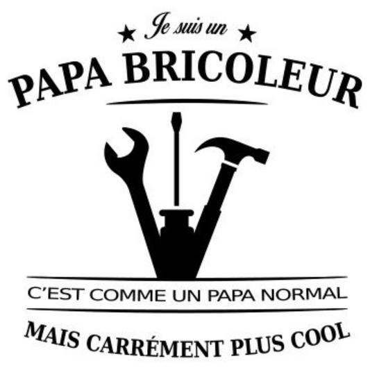 Coffret cadeau: Dessous de verre Papa bricoleur