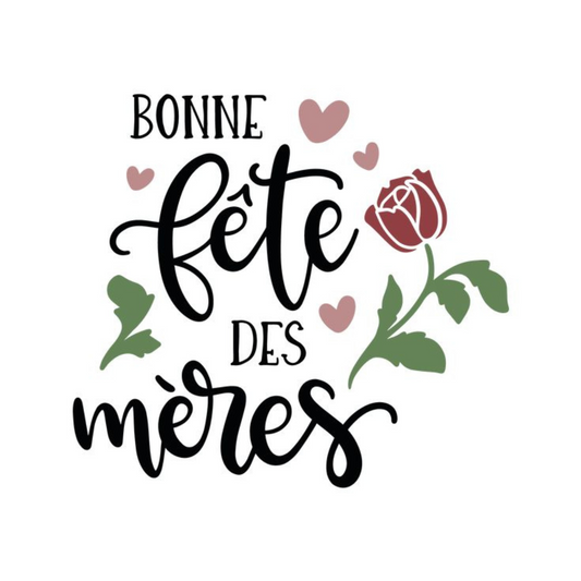 Coffret cadeau: Dessous de verre bonne fête des mères