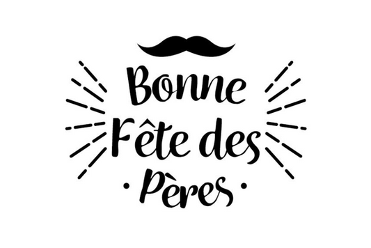 Coffret cadeau: Dessous de verre Bonne fête des pères