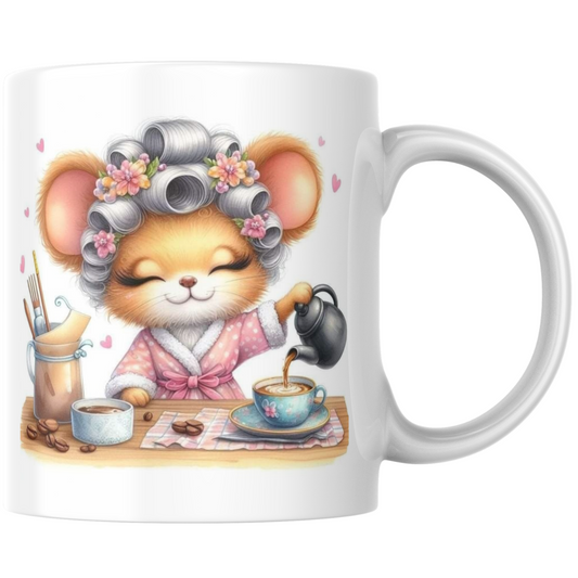 Coffret cadeau: Mug Souris café