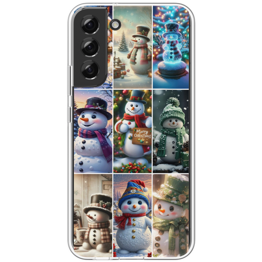 Coffret cadeau: Coque téléphone Bonhomme de neige