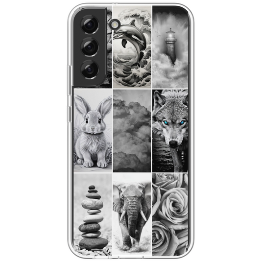 Coffret cadeau: Coque téléphone Gris