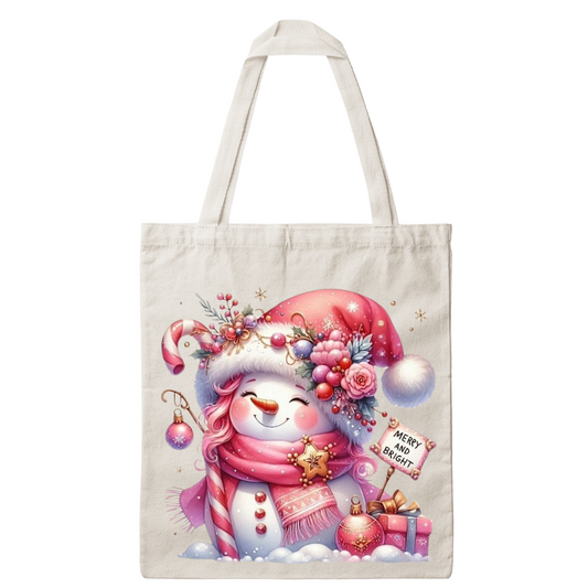 Coffret cadeau: Tote bag Bonhomme de neige