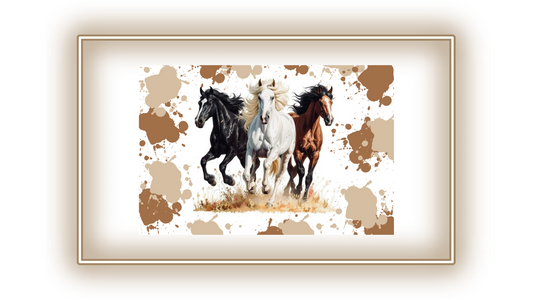 Tableau Les chevaux