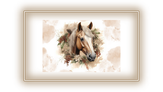 Tableau Cheval marron clair