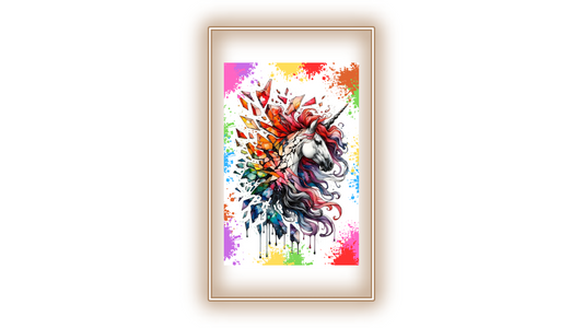 Tableau Cheval couleurs