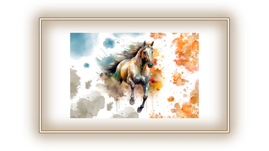 Tableau Cheval qui galop