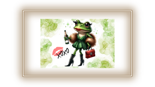 Tableau Grenouille XOXO