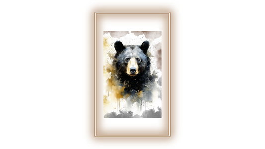 Tableau Tête ours