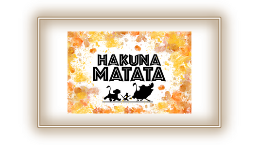 Tableau hakuna matata