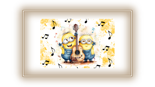Tableau Minions musiciens