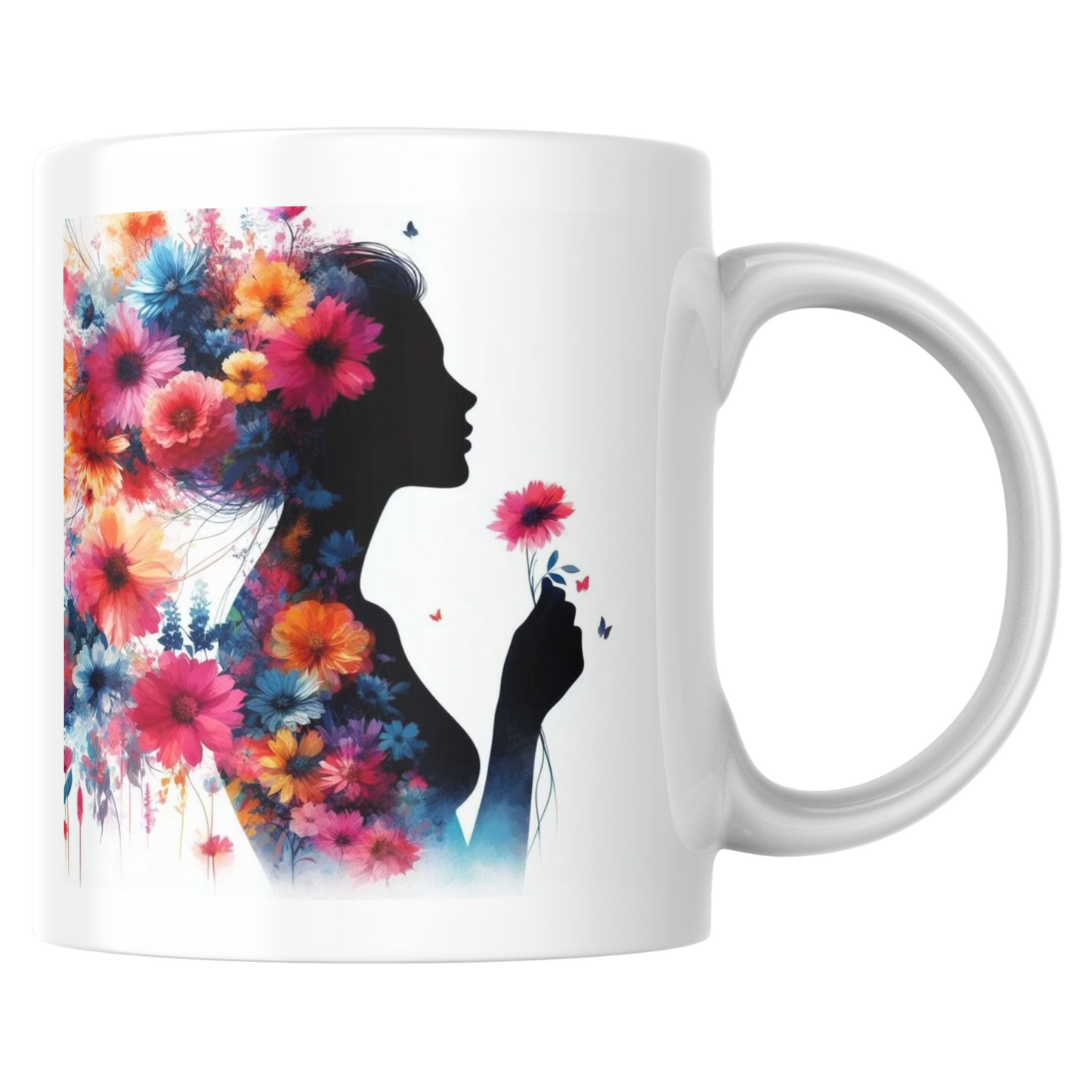 Mug Femme fleurs