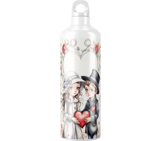 Coffret cadeau: Gourde Les amoureux
