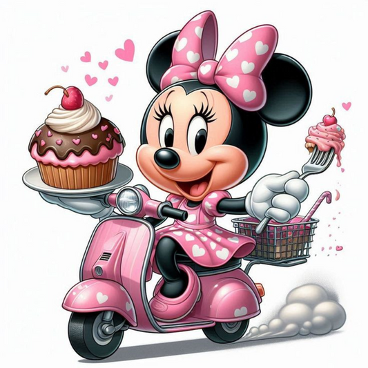 Coffret cadeau: Dessous de verre Minnie gâteaux
