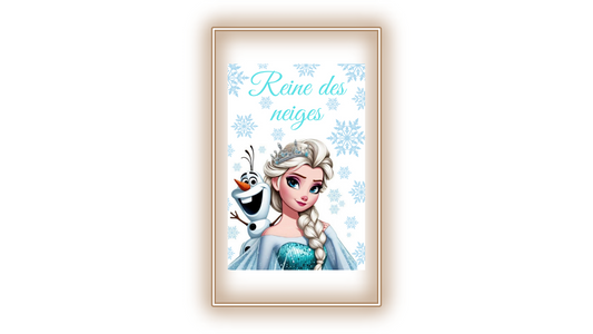 Tableau Reine des neiges