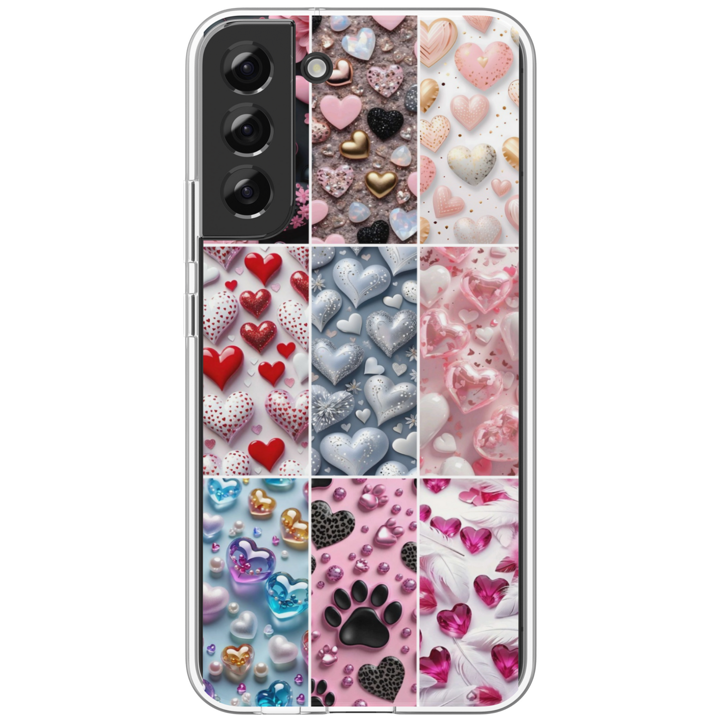 Coffret cadeau: Coque téléphone Coeur