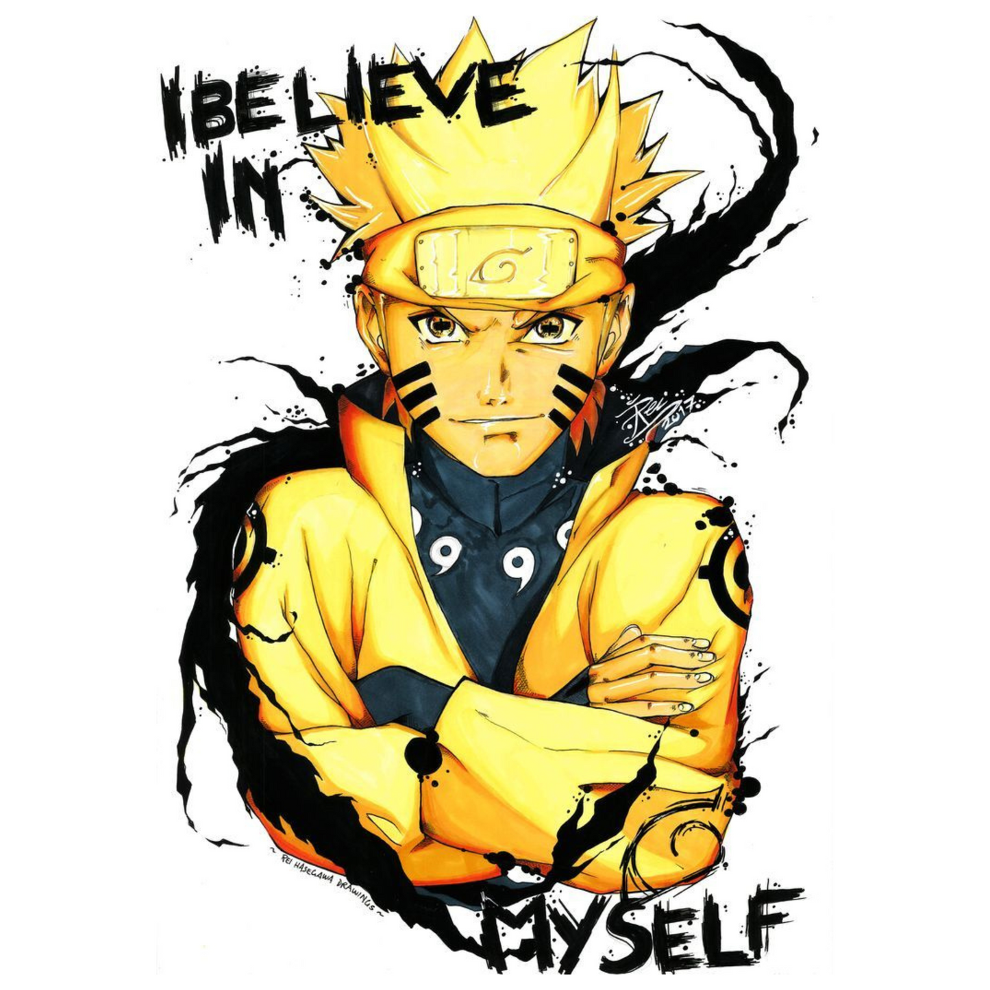 Gourde Naruto ibelieve in myself