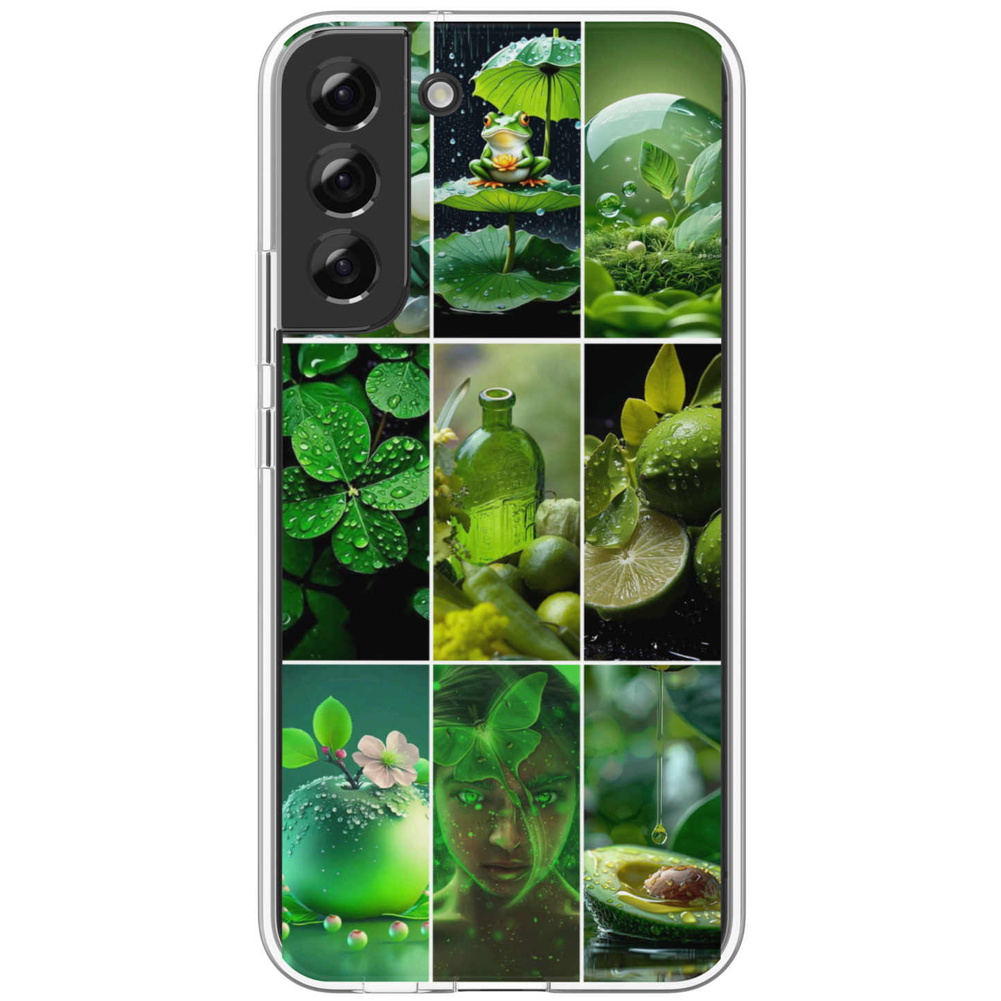 Coffret cadeau: Coque téléphone verte