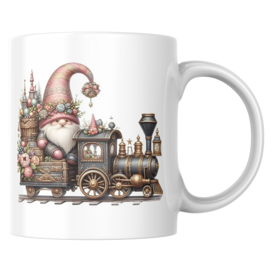 Mug Père noël dans le train