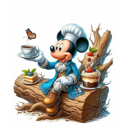 Coffret cadeau: Dessous de verre Mickey café