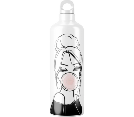 Coffret cadeau: Gourde Femme bulle