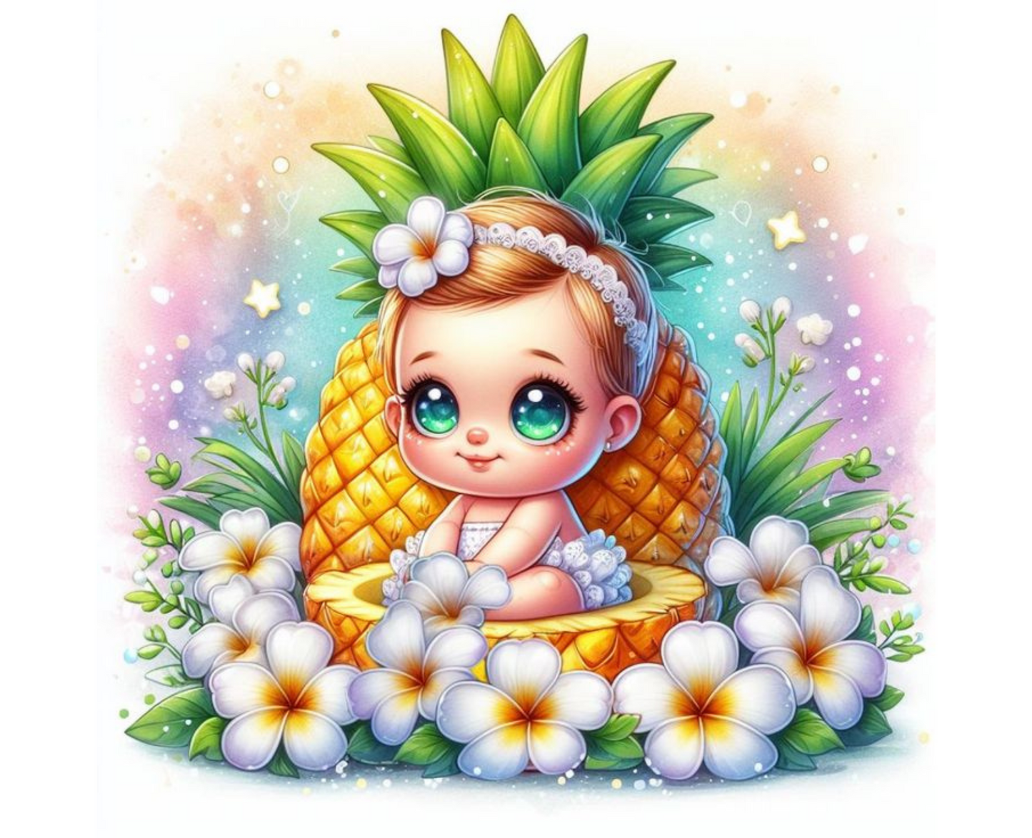 Coffret cadeau: Bavoire Bébé ananas