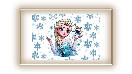 Tableau Elsa et Olaf