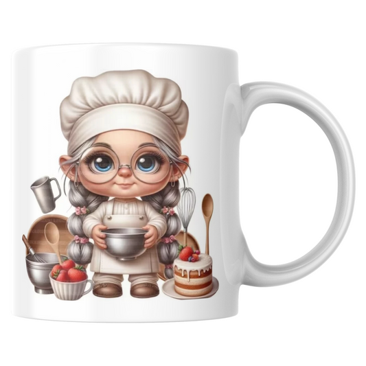 Mug Mamie à la cuisine