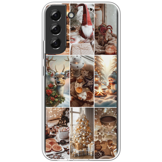 Coffret cadeau: Coque téléphone Noël/animaux