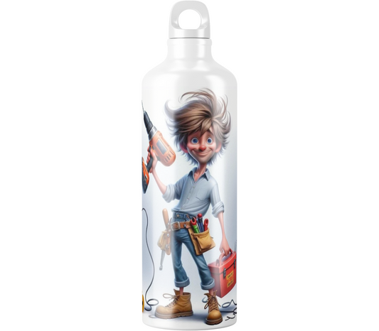 Coffret cadeau: Gourde Papa qui bricole
