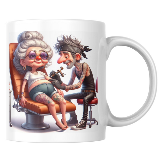 Mug Mamie tatouage