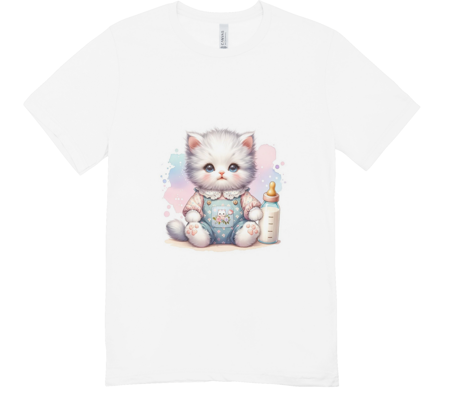 Coffret cadeau: T-shirt peluche pour ours Chat biberon