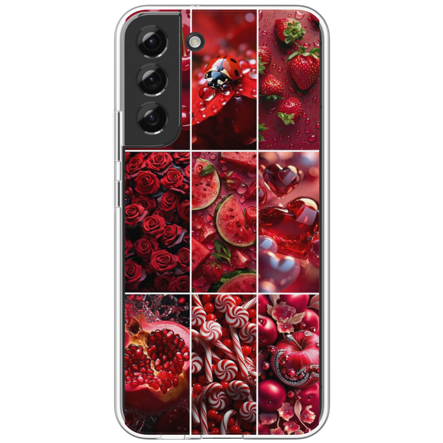 Coffret cadeau: Coque téléphone Rouge