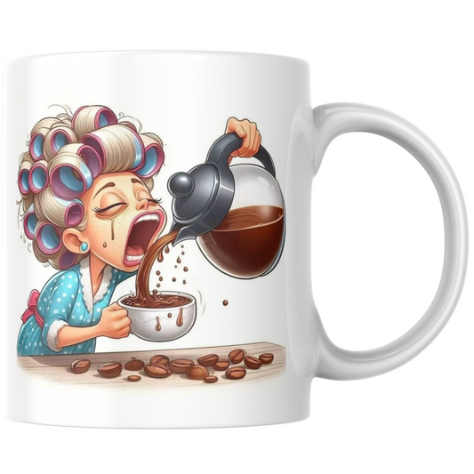 Coffret cadeau: Mug Je veux du café