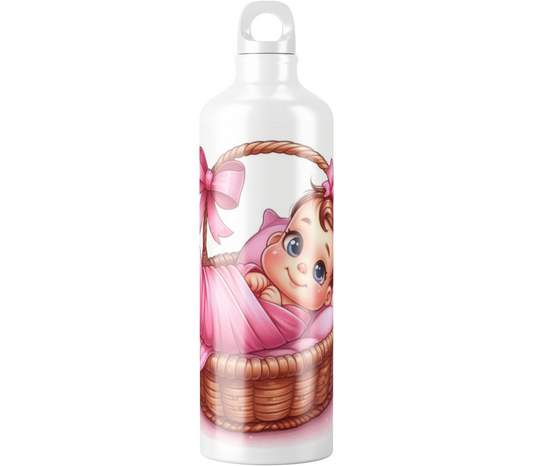 Coffret cadeau: Gourde naissance fille