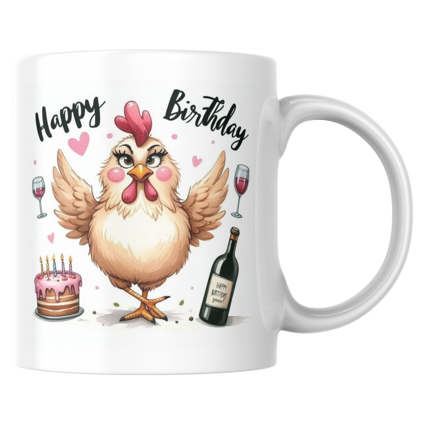 Mug Poule anniversaire