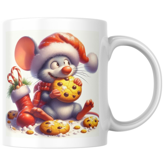Coffret cadeau: Mug Souris noël